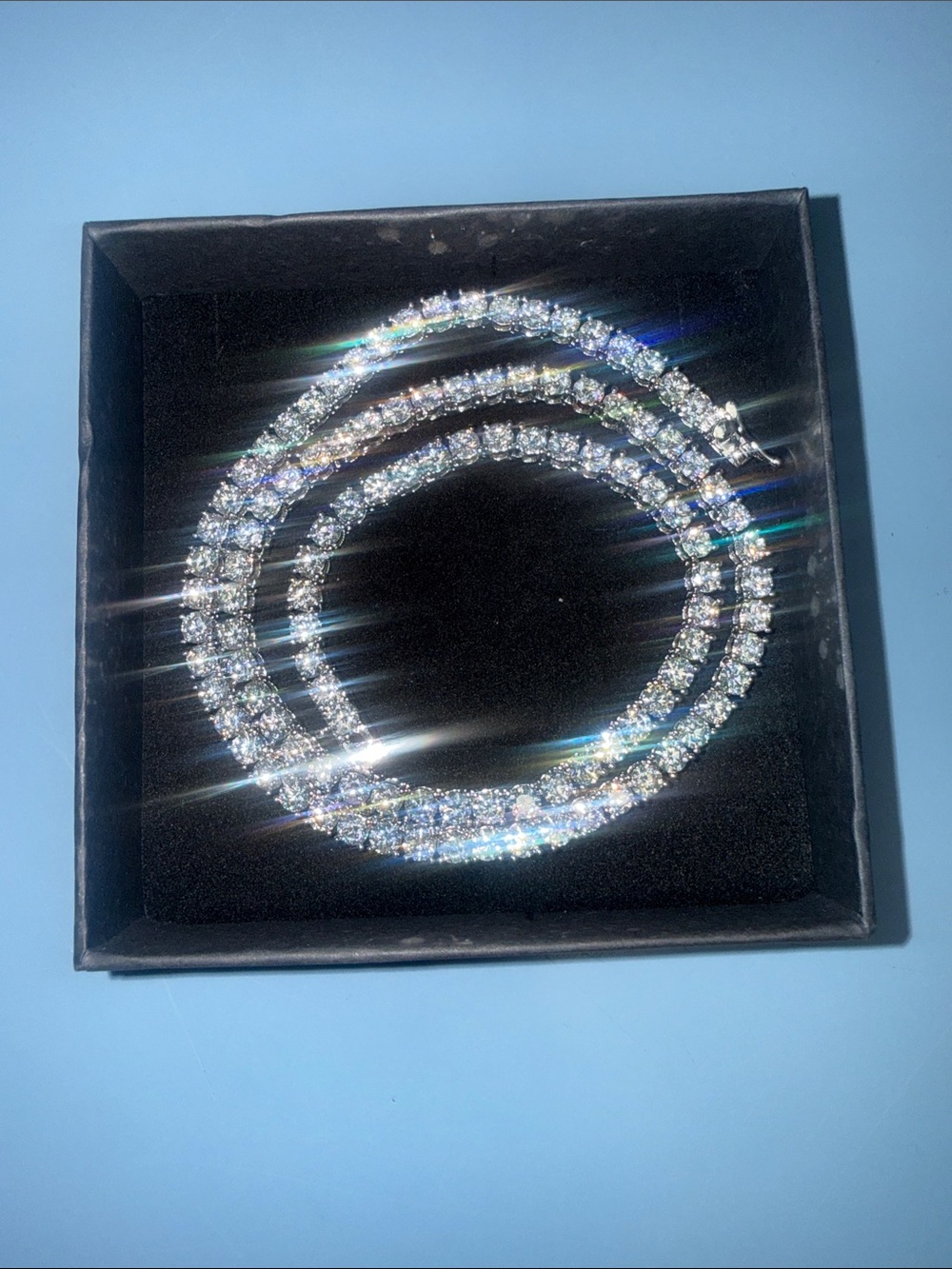 18” Moissanite Tennis Necklace